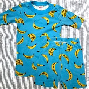 Hanna Andersson Banana Jammies, sz 8